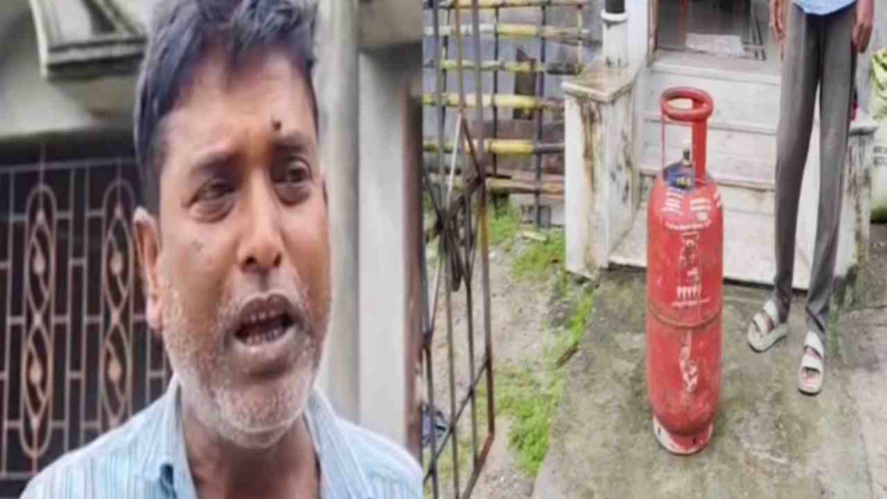 water in gas cylinder Sannyasikata