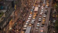 Kolkata Traffic Block