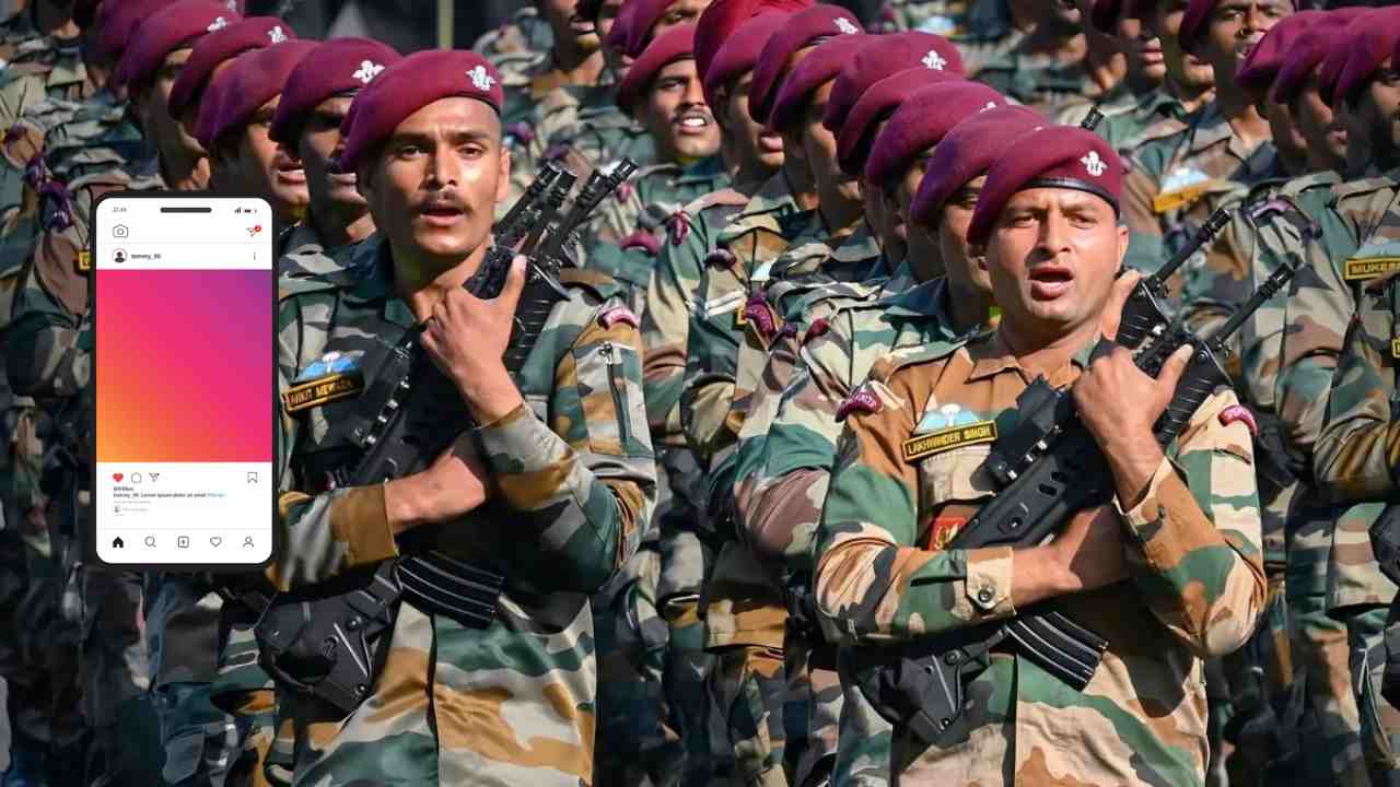 Indian army instagram ban