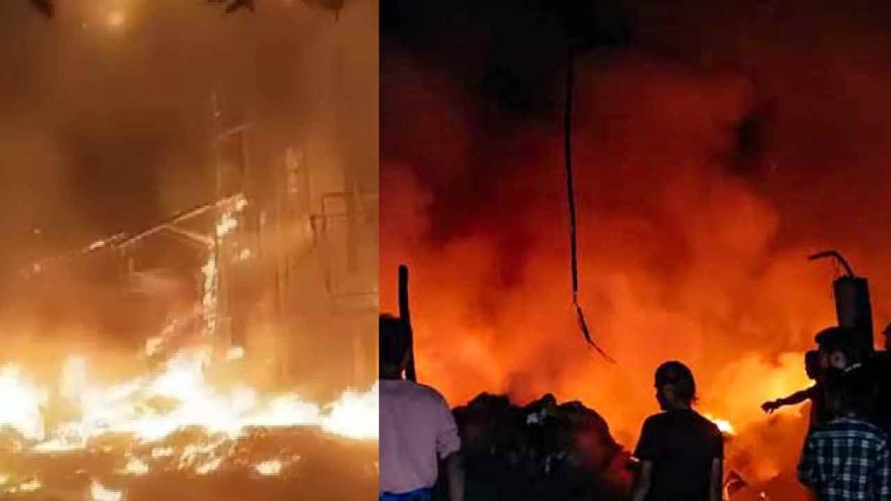 Massive Fire In Kankurgachi