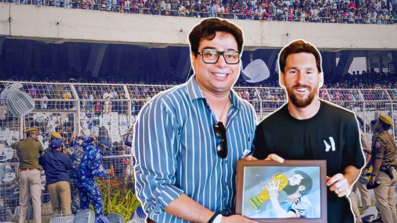 Vandalism At Yuba Bharati Krirangan