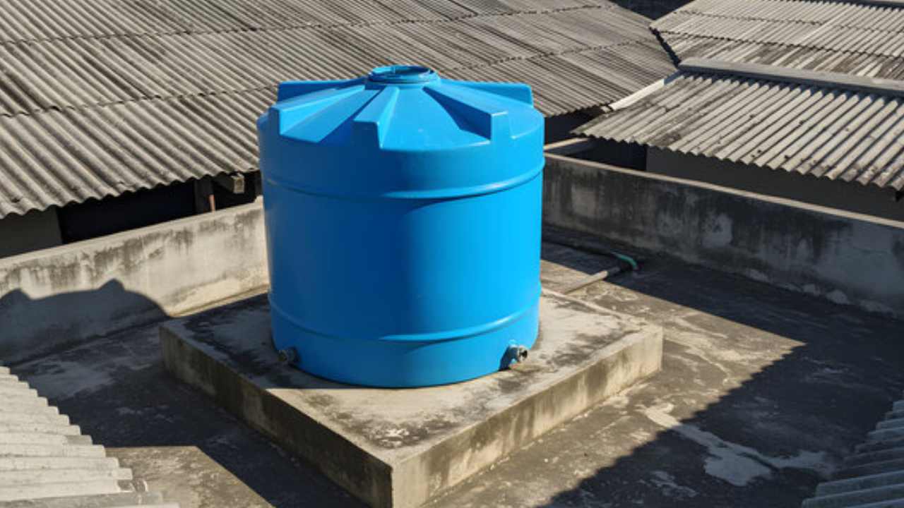 Water Tank in Winter