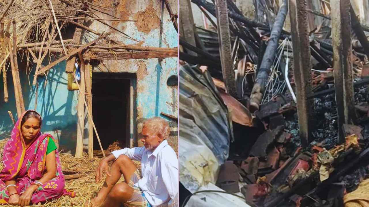 Fire At Bankura BJP Leader House