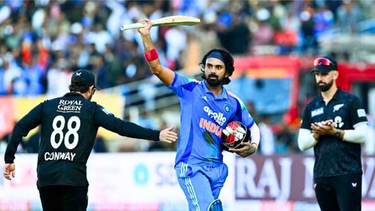 KL Rahul Breaks Mohammad Azharuddin record by hitting 8th century in Rajkot