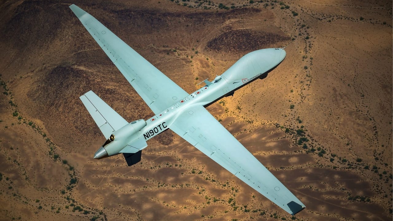 MQ 9B AEW Drone Can continuously flight upto 30 hours