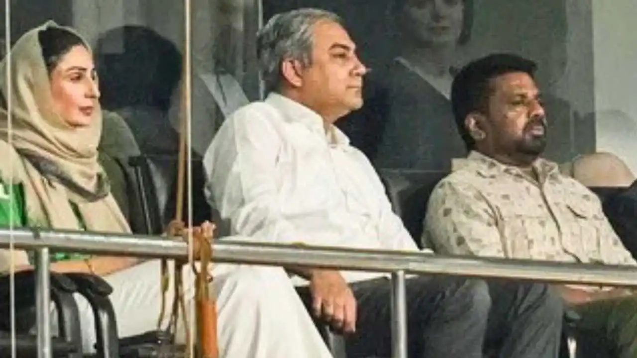 Mohsin Naqvi ran away from Stadium before ind Vs pak match ended