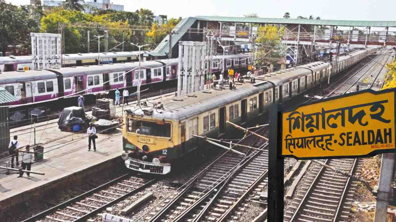 Sealdah local train stoppage